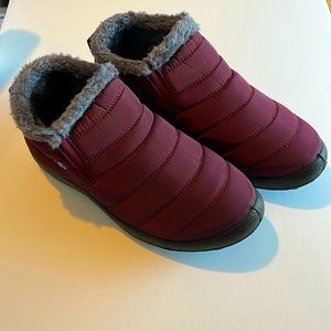Women’s Warm Snow Booties Waterproof Comfortable Slip on Outdoor Fur Lin…